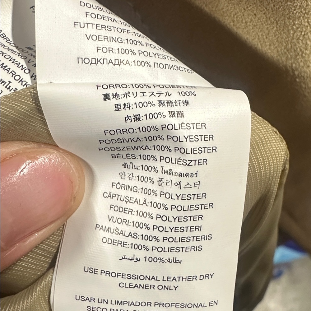 Michael Kors Tan Leather Fringe Jacket - Picture 13 of 13